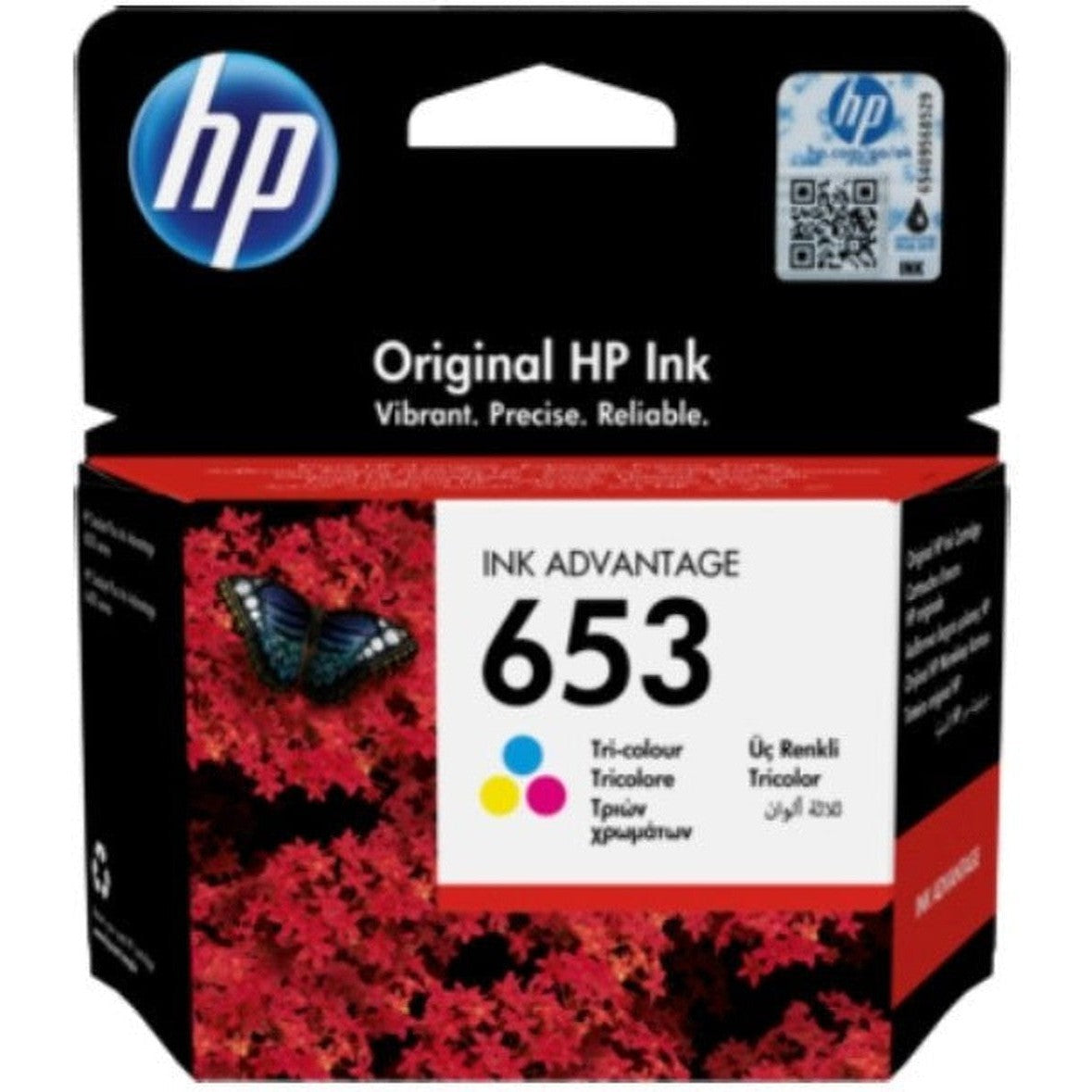 Hp 653 Original Tri-Colour Ink Cartridge | Star Light Kuwait