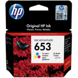 Hp 653 Original Tri-Colour Ink Cartridge-Inks And Toners-HP-Star Light Kuwait