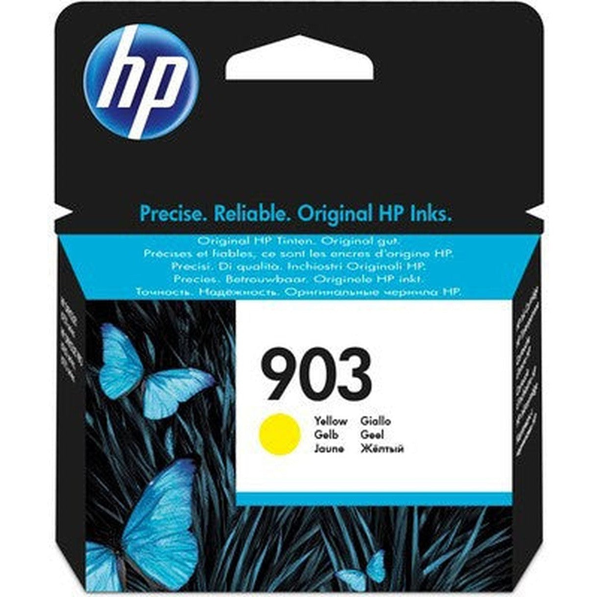 Hp 903 Yellow Original Ink Cartridge T6L95Ae-Inks And Toners-HP-Star Light Kuwait