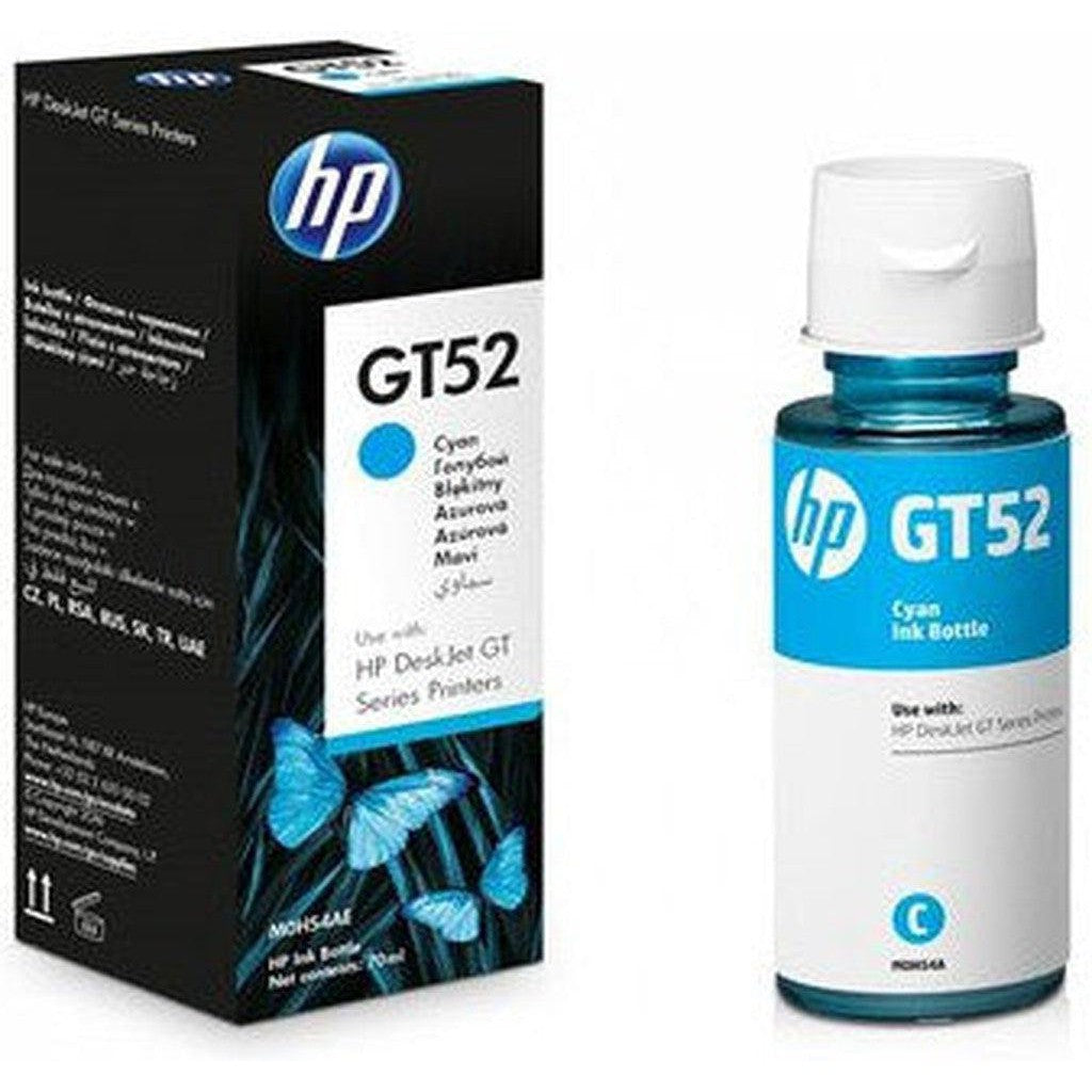 Hp Gt52 Cyan Ink (M0H54Ae)-Inks And Toners-HP-Star Light Kuwait