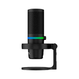 HyperX DuoCast Wired RGB Gaming and Streaming Microphone-Black