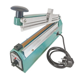 Impulse Plastic Sealer with Side Cutter / Sealing Machine with Cutter (Aluminum) - 200mm