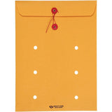 Inter Department Envelopes With String Button Closure -10 In X 13 In -Box Of 100-Envelopes-Other-1 pc-Star Light Kuwait