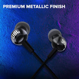 JBL C100SI Wired In Ear Headphones with Mic, JBL Pure Bass Sound Black