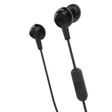 سماعات أذن سلكية JBL C200 SIU مع ميكروفون، صوت جهير نقي من JBL، لون أسود