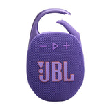 مكبر صوت JBL Clip 5 أسود محمول بتقنية بلوتوث - ستيريو / لاسلكي / بلوتوث - بنفسجي