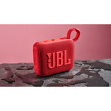 JBL Go 4 Ultra-Portable Bluetooth Speaker - 5.3 / Red
