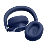 سماعة رأس بلوتوث JBL LIVE 770NC مع ميكروفون (تشغيل يصل إلى 65 ساعة، فوق الأذن، أزرق)