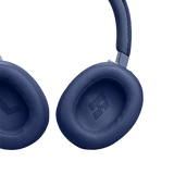 سماعة رأس بلوتوث JBL LIVE 770NC مع ميكروفون (تشغيل يصل إلى 65 ساعة، فوق الأذن، أزرق)
