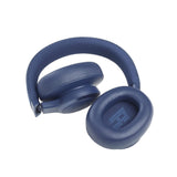 JBL Live 660NC Bluetooth Headphone with Mic (50 Hours Playback, Over Ear, Blue)
