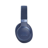 JBL Live 660NC Bluetooth Headphone with Mic (50 Hours Playback, Over Ear, Blue)