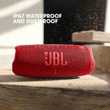 مكبر صوت بلوتوث محمول JBL Charge 5 - أحمر