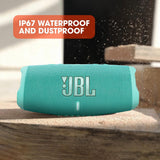 مكبر صوت بلوتوث محمول JBL Charge 5 - لون أزرق مخضر