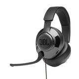JBL Quantum 300 Wired Over-Ear Gaming Headphones - Black