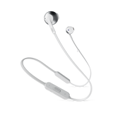 JBL T205BT Wireless Bluetooth in Ear Neckband Headphones with Mic White