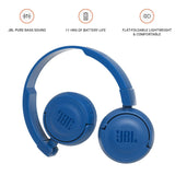 JBL Tune 460BT Bluetooth Wireless On-Ear Headphones (Blue)