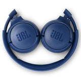 JBL Tune 500 JBLT500BTBLK Bluetooth Headphone with Mic (16 Hours Playback, On Ear, Blue)