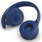 JBL Tune 500 JBLT500BTBLK Bluetooth Headphone with Mic (16 Hours Playback, On Ear, Blue)