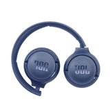 سماعة رأس بلوتوث JBL Tune 510BT مع ميكروفون (اتصال مزدوج، فوق الأذن، أزرق)