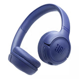 سماعات رأس لاسلكية JBL Tune 760NC - خاصية إلغاء الضوضاء النشط / صوت محيطي 5.0 / أزرق