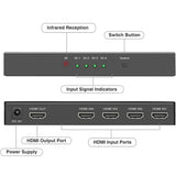 Jasoz 4-Port HDMI Splitter 1 in 4 out G151 4K@30Hz