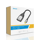 محول Jasoz H103 من النوع C إلى HDMI - أسود/فضي