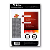 JoJo Pearlescent Ice White Drawbench Embossed Paper – A4, 260 GSM, 50 Sheets