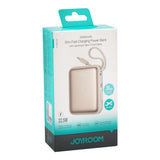 Joyroom 10000mAh Mini Power Bank – 22.5W Fast Charging, Built-in Dual Cables - Desert Titanium