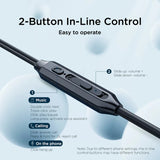 Joyroom Type c Series In-Ear Metal Wired Earbuds - Black