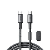 Joyroom Unlimited Series 60W Fast Charging Data Cable (Type-C to Type-C) – 1.2m, Dark Gray