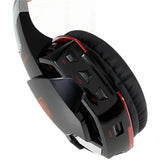 KOTION EACH G2000BT Stereo Gaming Headset Noise Cancelling Over Ear Headphones with Detachable Mic - Red