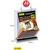 Kejea K-6103 Advertising Board With Loose Leaves/Menu Stand (A5V)-6 Pages-Display Stands-Kejea®-Star Light Kuwait