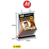 Kejea K-6105 Advertising Board With Loose Leaves/Menu Stand - 6 Pages-Display Stands-Kejea®-Star Light Kuwait