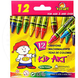 Kid Art Crayons Set Of 12-Drawing And Coloring-Other-Star Light Kuwait