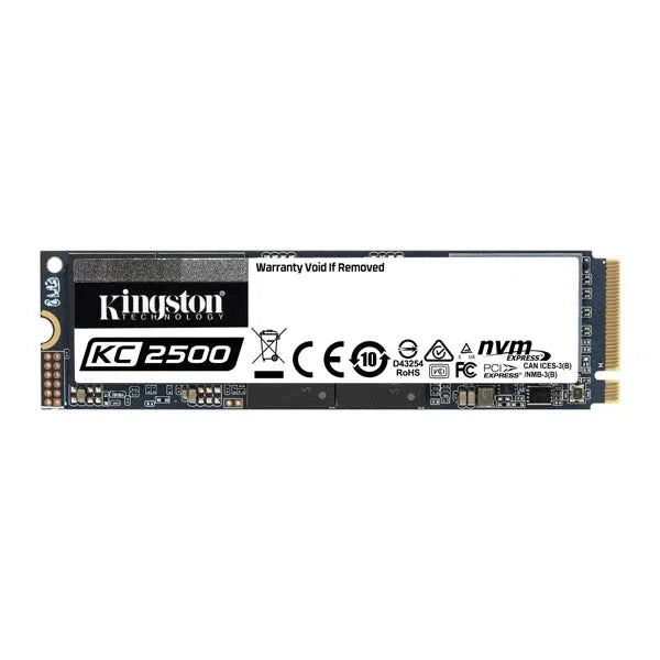 Kingston 500GB M.2 2280 NVMe KC2500 SSD Hard Drive (SKC2500M8/500G) - Star Light Kuwait