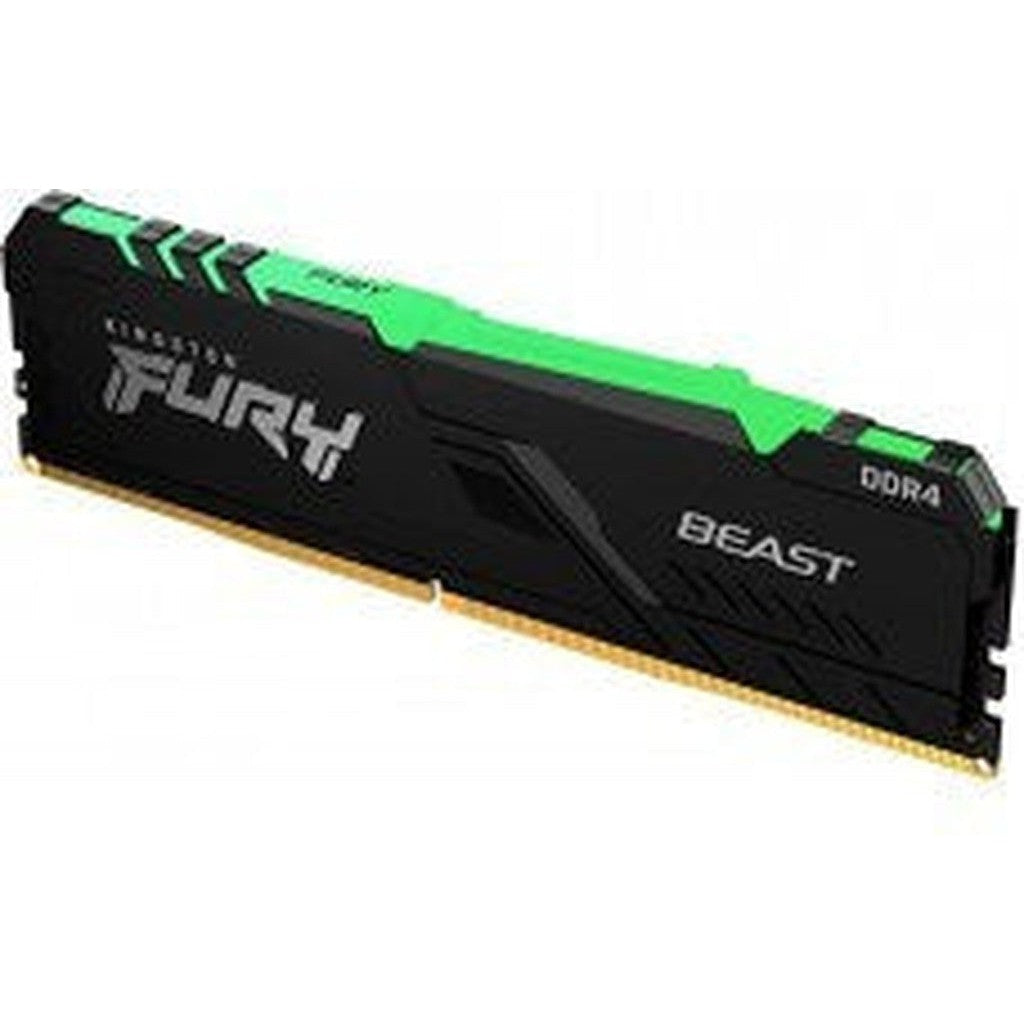 Tupe Ravim Kingston 8Gb Ddr4 3200Mhz Fury Beast Rgb Ram For Desktop (Kf432C16Bba ...