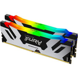 ذاكرة Kingston FURY Renegade سعة 32 جيجابايت (16 جيجابايت × 2) DDR5 7200 ميجاهرتز RGB RAM (KF572C38RSAK2-32)