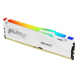 Kingston Fury Beast RGB 32GB DDR5 6000MHz CL30 Memory - White
