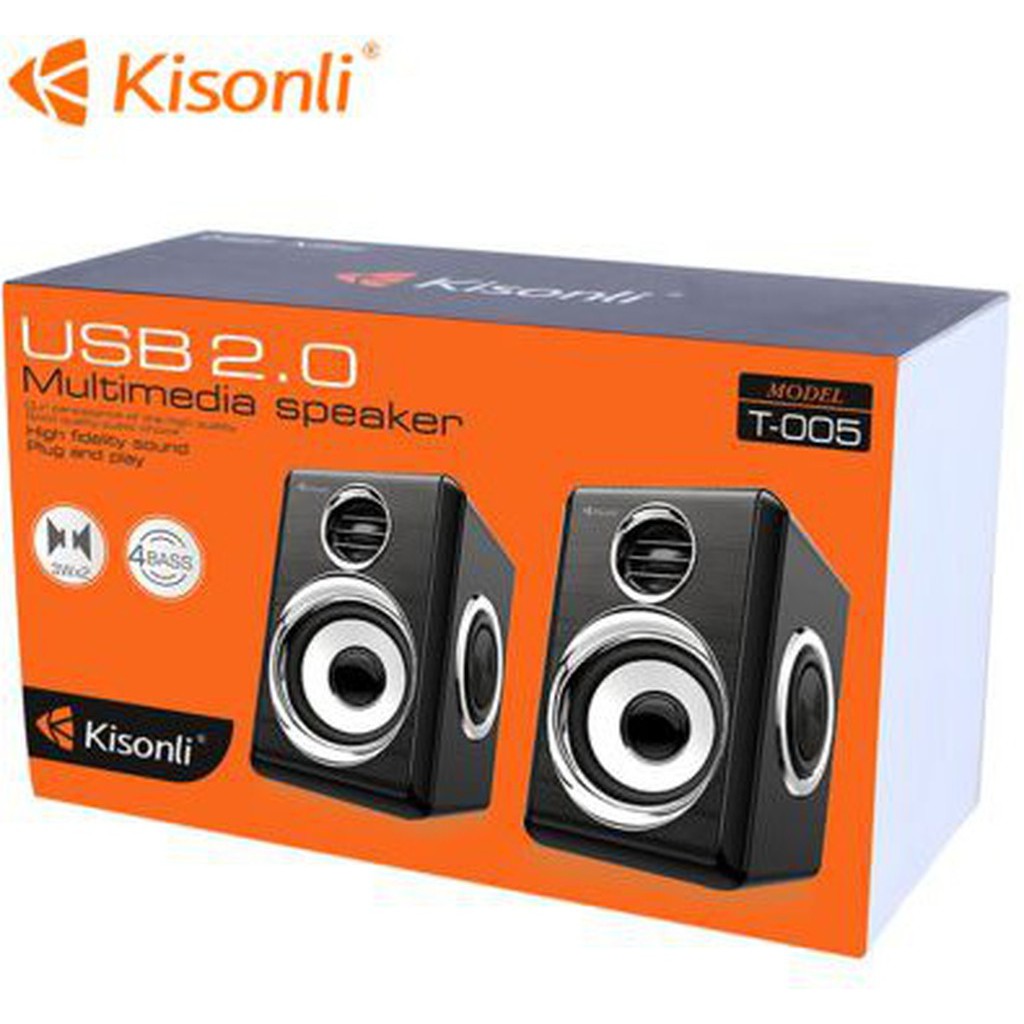 Kisonli T-005 Computer Mini Speaker-Speakers-KISONLI-Star Light Kuwait
