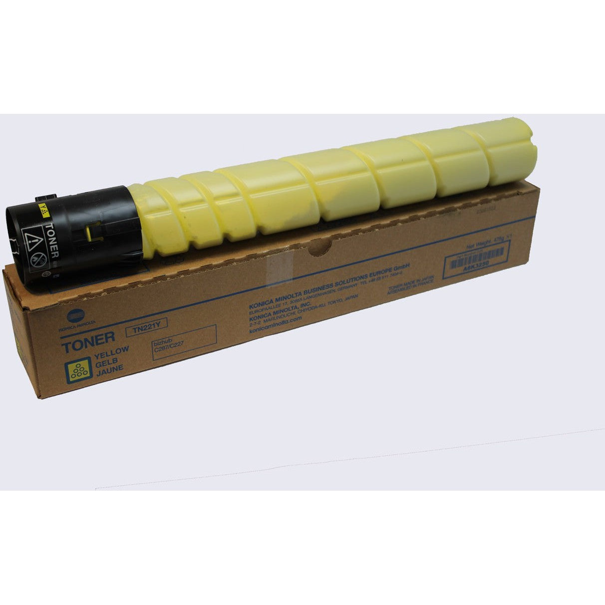 Konica Minolta Tn221 Yellow Toner-Inks And Toners-Konica Minolta-Star Light Kuwait