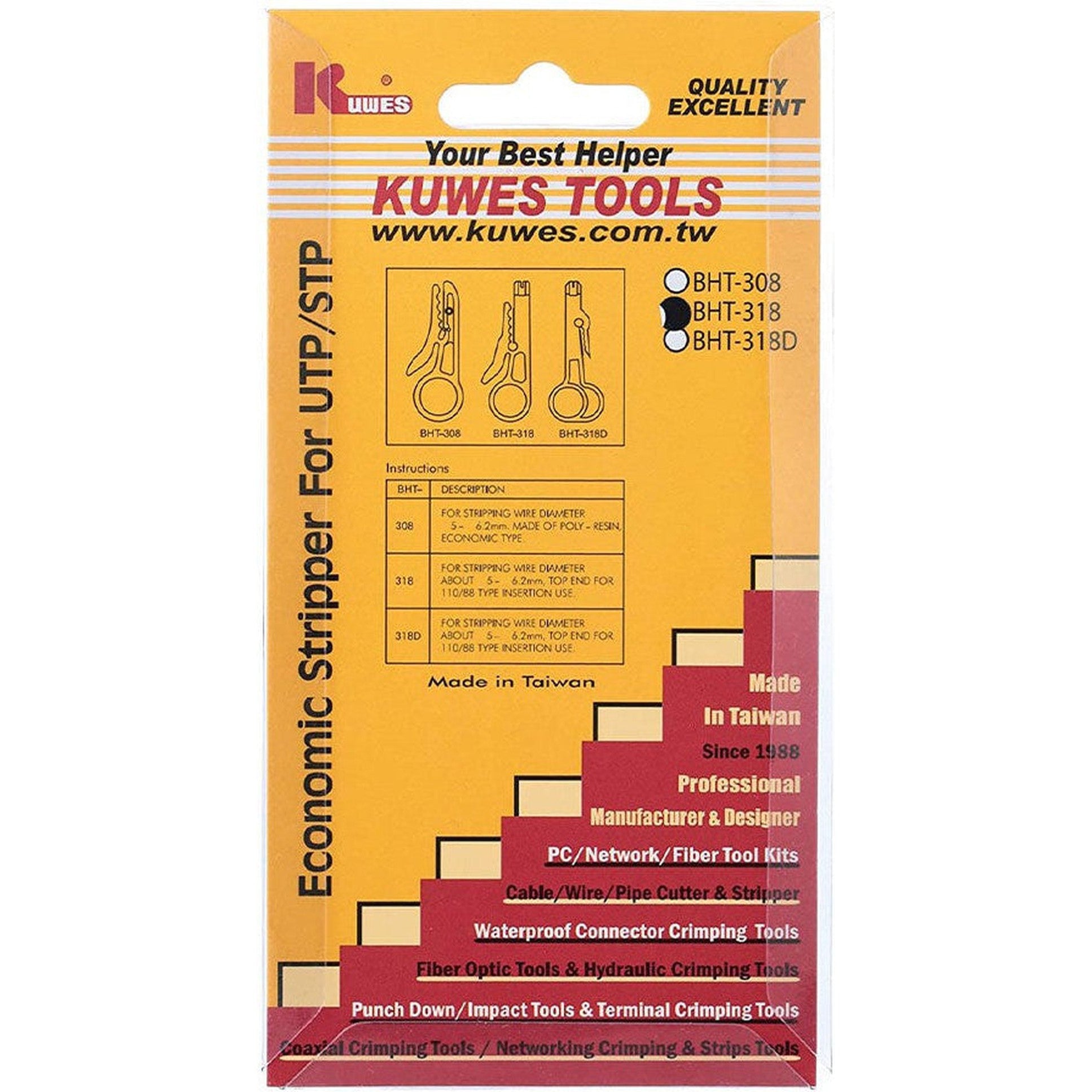 Kuwes Bht 318 Economic Stripper For Utp / Stp-Network Tools Accessories-Kuwes-Star Light Kuwait