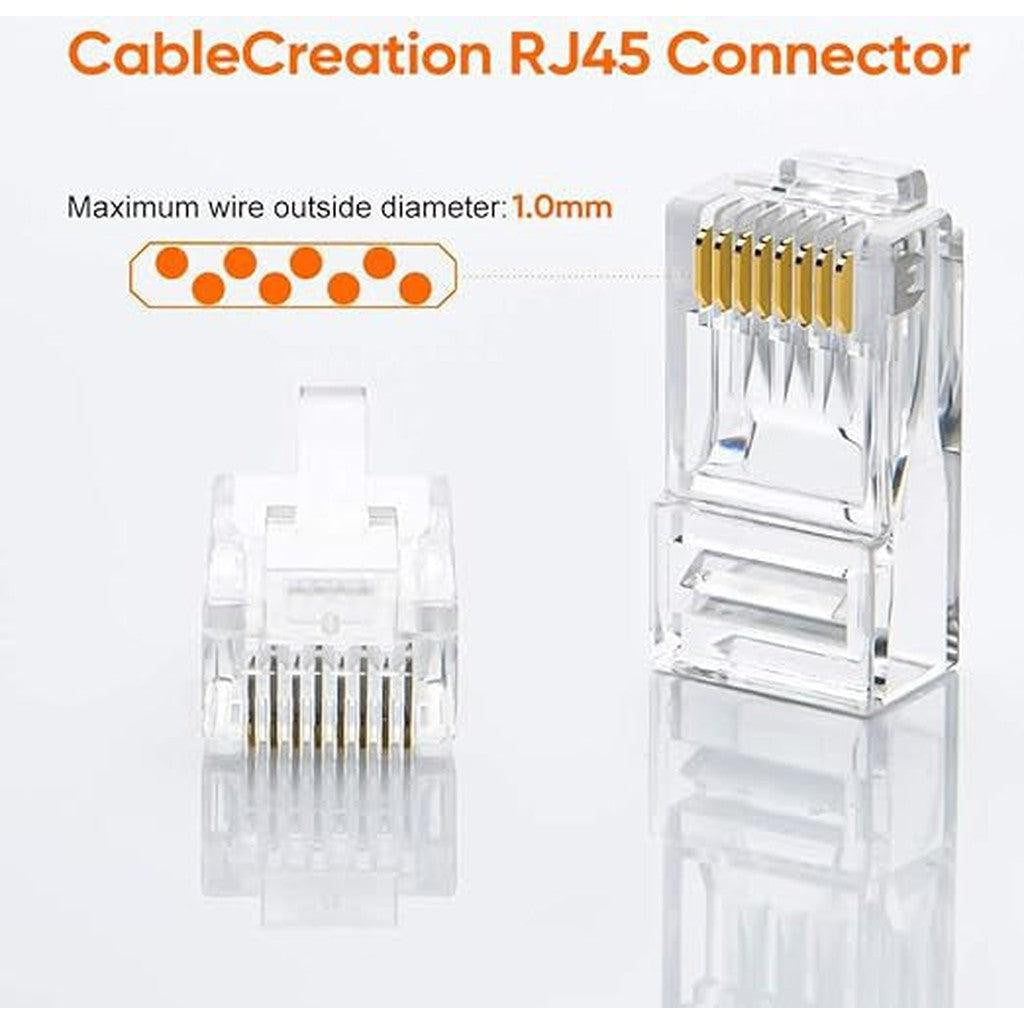 Kuwes Cat6 Rj45 Connector 10U Pack Of 100 | Star Light Kuwait
