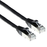 Kuwes Network Cat 6 Cable Black - 1 Meter