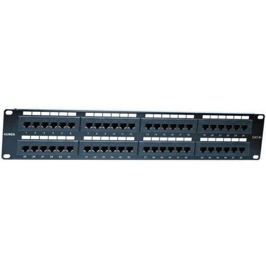 Kuwes Patch Panel Cat6 Unshielded 48 Port-Kuwes Patch Cord Panel-Kuwes-Star Light Kuwait