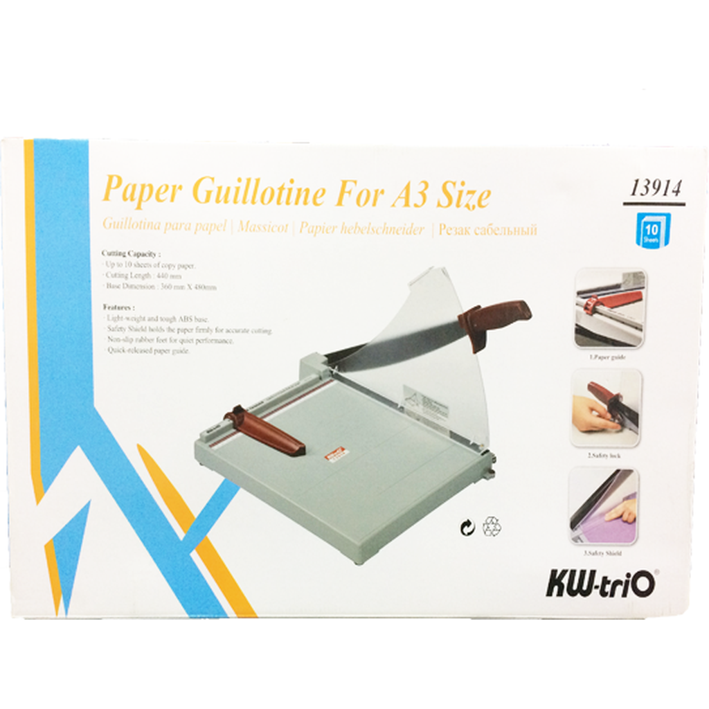 Kw Trio A3 Paper Cutter 13914-Stationery Shredder S-KW-Trio-Star Light Kuwait