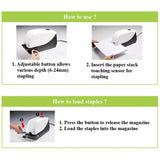 Kw Trio Electric Flat Clinch Heavy Duty Stapler
