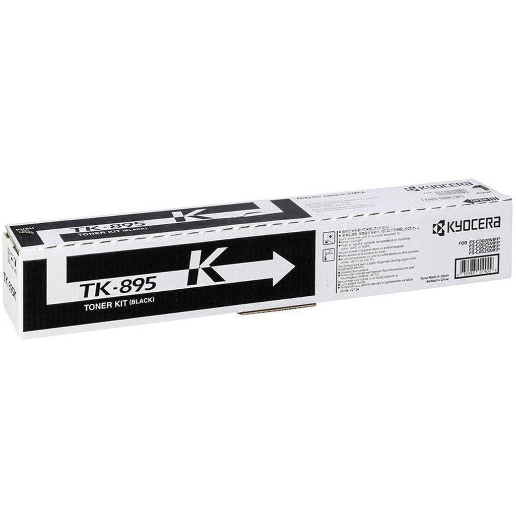 Kyocera Tk-895K Black Toner Cartridge-Inks And Toners-Kyocera-Star Light Kuwait