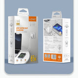 LDNIO 65W GaN Super Fast Charger with Lightning Cable - A3511Q-IP