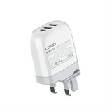 LDNIO 65W GaN Super Fast Charger with Lightning Cable - A3511Q-IP