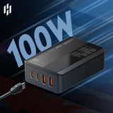 شاحن سطح المكتب LDNIO A4809C GaN - 100 واط / 4 منافذ